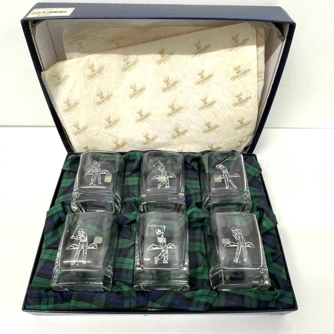 Gleneagles Crystal - Boxed Set of 6 Whisky Glasses