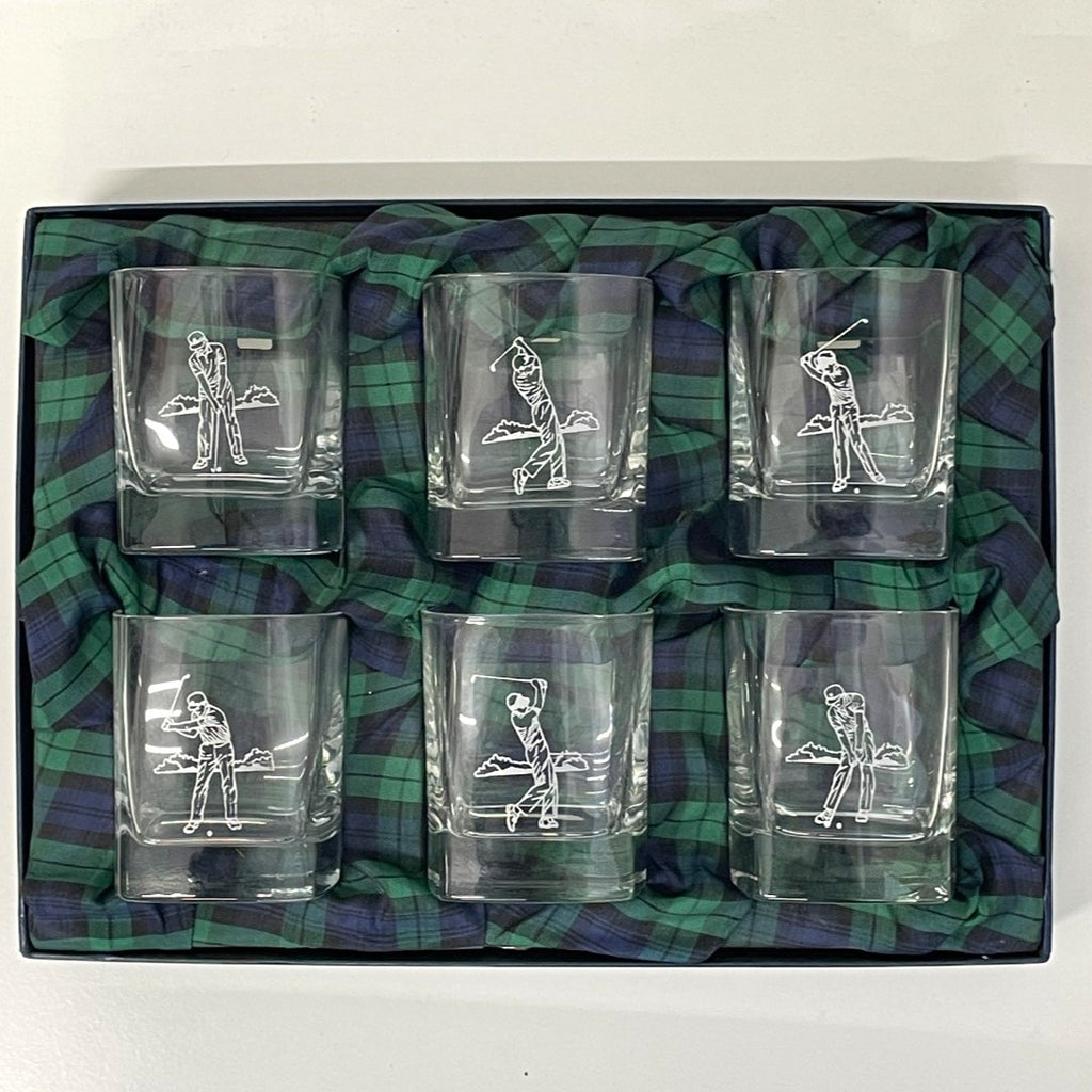 Gleneagles Crystal - Boxed Set of 6 Whisky Glasses