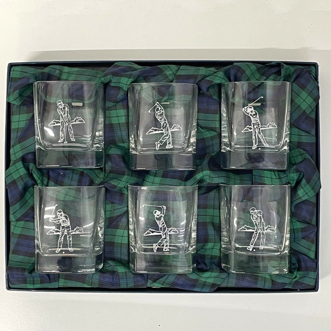 Gleneagles Crystal - Boxed Set of 6 Whisky Glasses