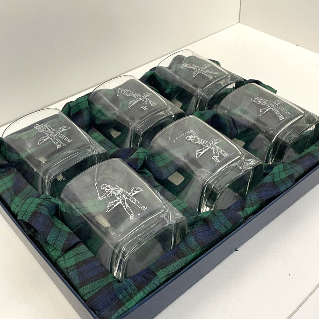 Gleneagles Crystal - Boxed Set of 6 Whisky Glasses