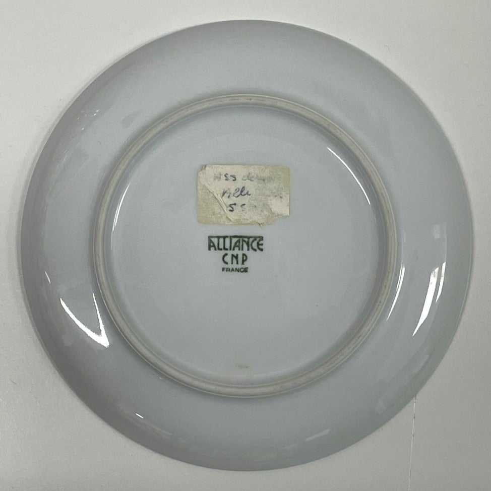 ALLIANCE CNP France - Porcelain 7.5" Plate with Golf Design