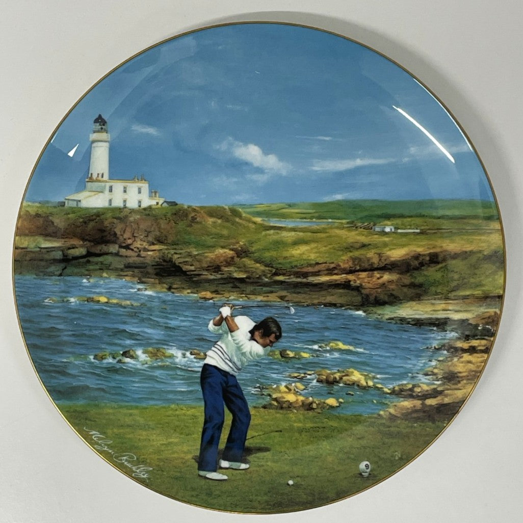 COALPORT Fine Bone China  - Golfing Classics Limited Collectors Edition Plate - Turnberry - No.554/10,000