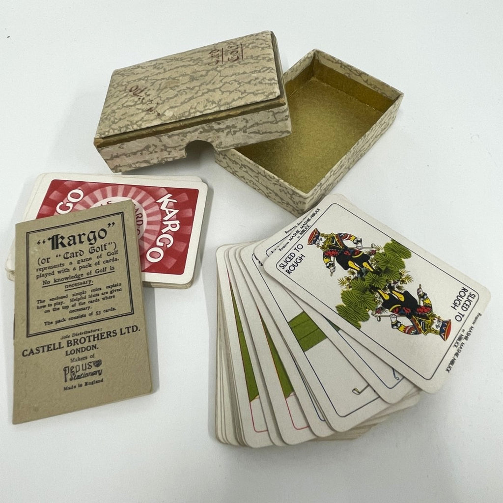 Kargo Card Golf Game - Castell Brothers - c.1935