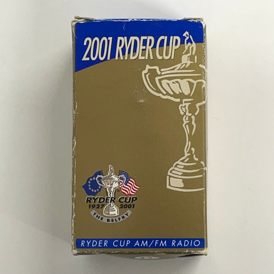 Official 2001 Ryder Cup Personal Portable AM/FM Radio