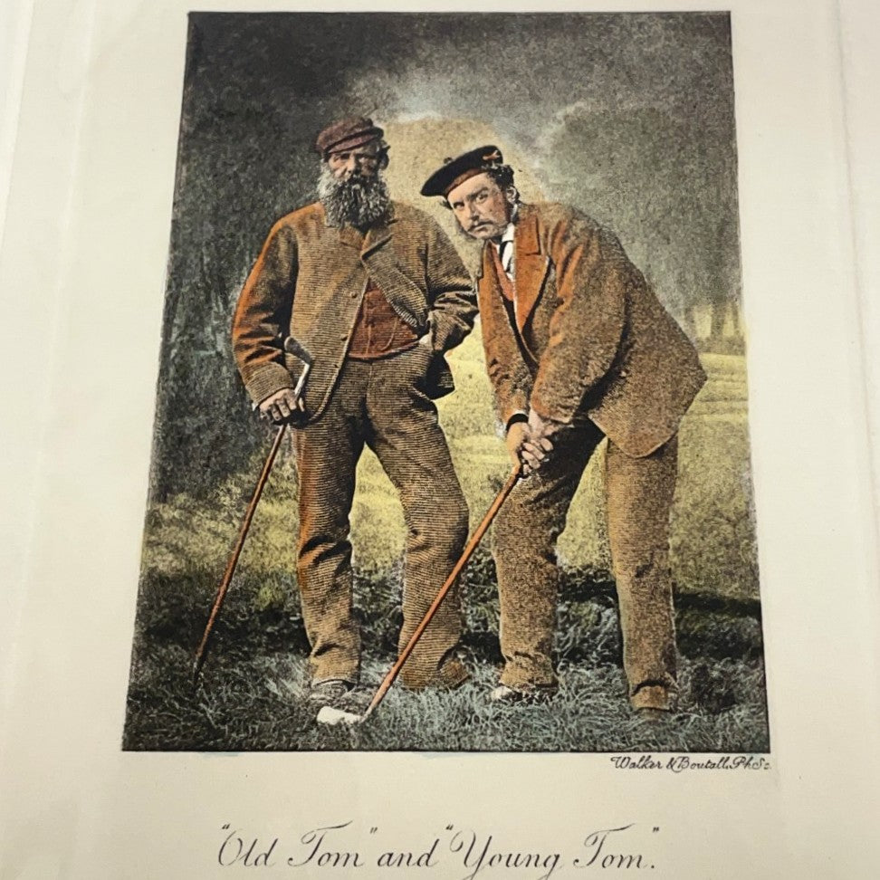 "Old Tom" & "Young Tom" Morris mounted Print By Artist Walker Boutall