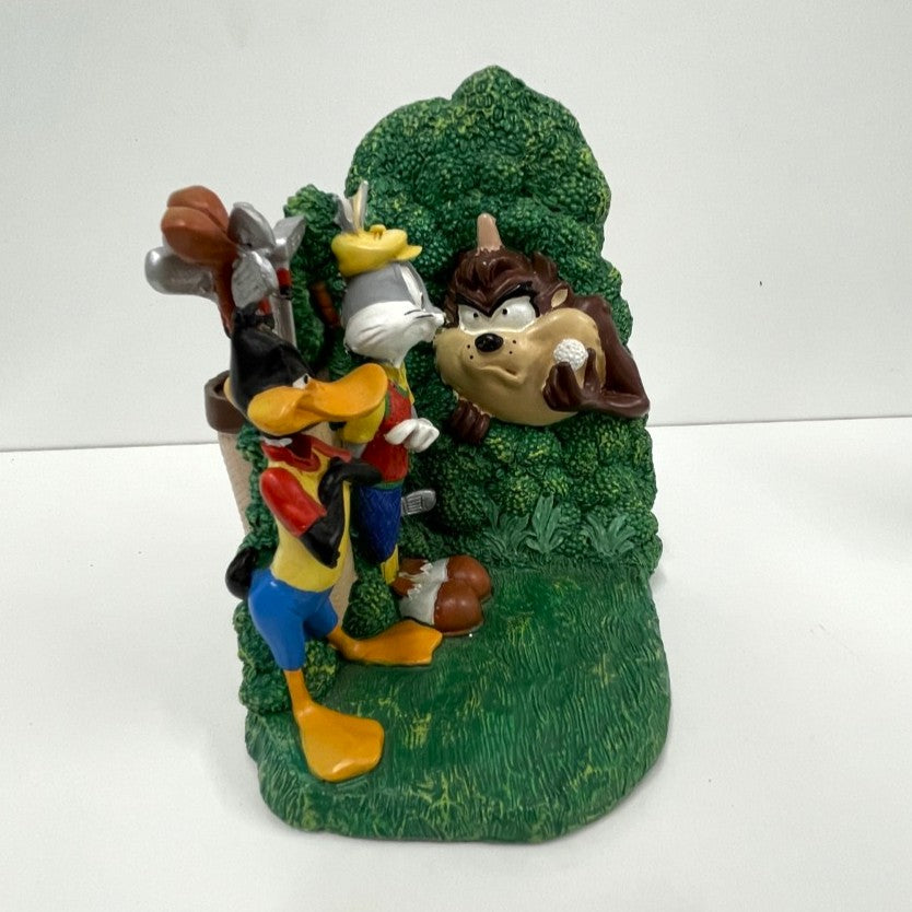 Figi Graphics Looney Tunes Book Ends 1994 - Golfing Scene