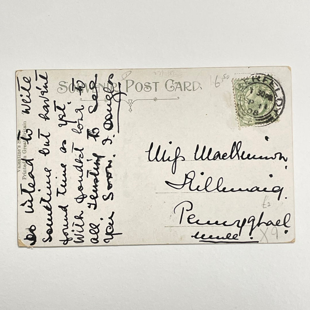 Valentine's Series Postcard - "RULE 1" - "The Rules of Golf" by Charles Crombie - c.1905