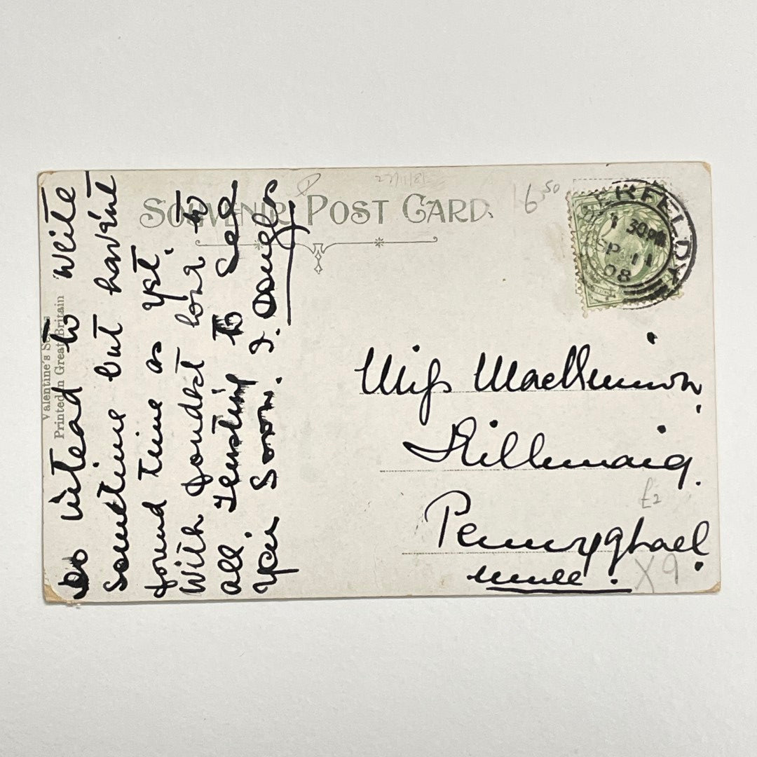 Valentine's Series Postcard - "RULE 1" - "The Rules of Golf" by Charles Crombie - c.1905