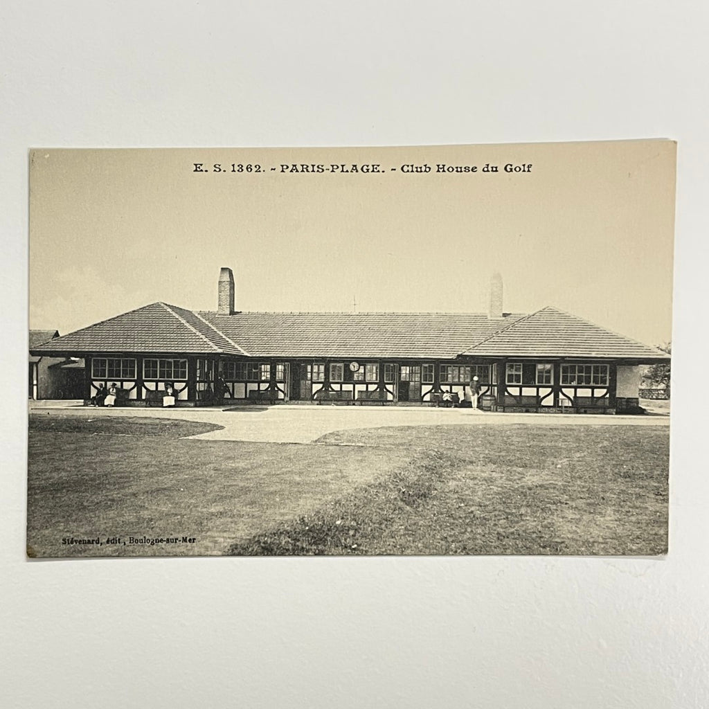 Vintage Postcard c.1910 - Le Touquet Paris-Plage - Club House du Golf