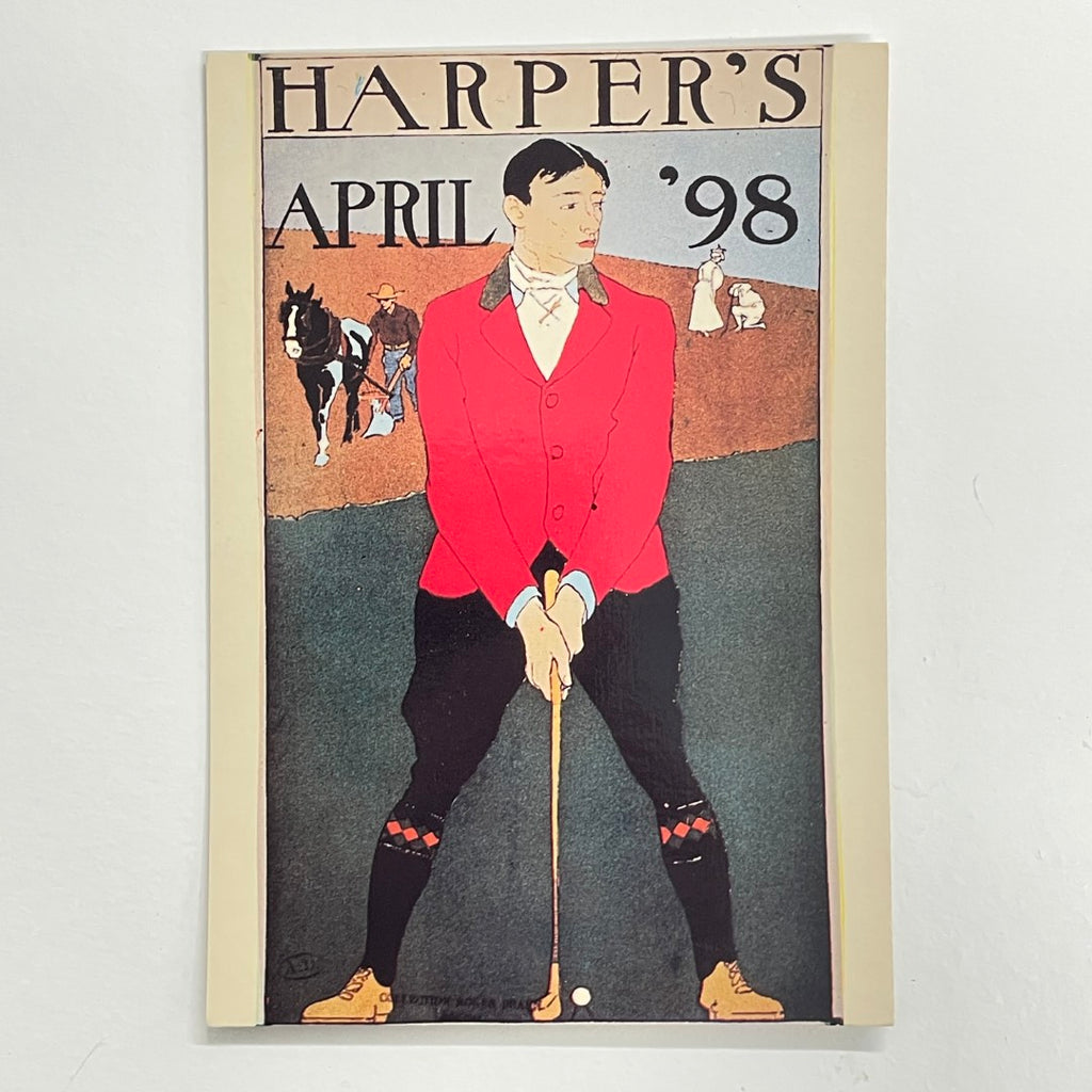 Editions F. Nugeron Postcard - "Harper's April '98" by E Penfield