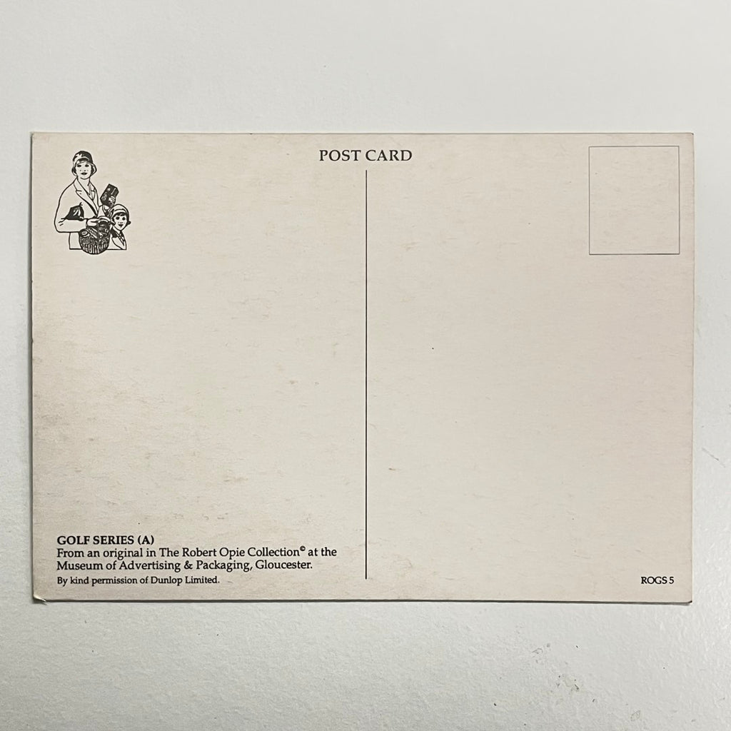 Postcard - "Dunlop Golf Balls" - From an original in The Robert Opie Collection