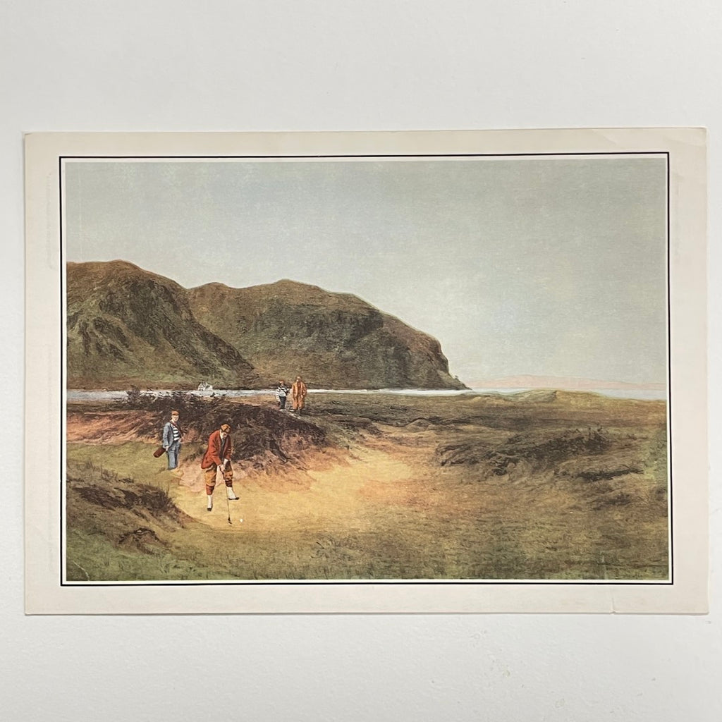 Postcard by Société Hoff SA - "A Difficult Bunker" by Douglas Adams