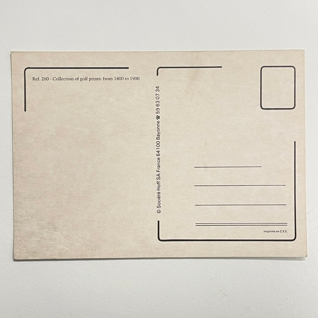 Postcard by Société Hoff SA - "A Difficult Bunker" by Douglas Adams