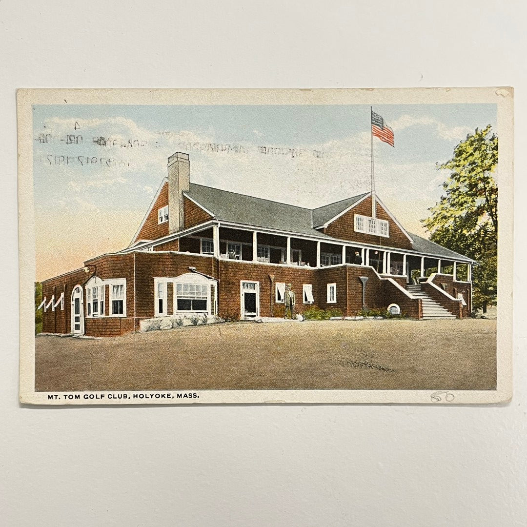 Danziger & Berman, USA Postcard c.1915 - Mt. Tom Golf Club, Holyoke, Massachusetts
