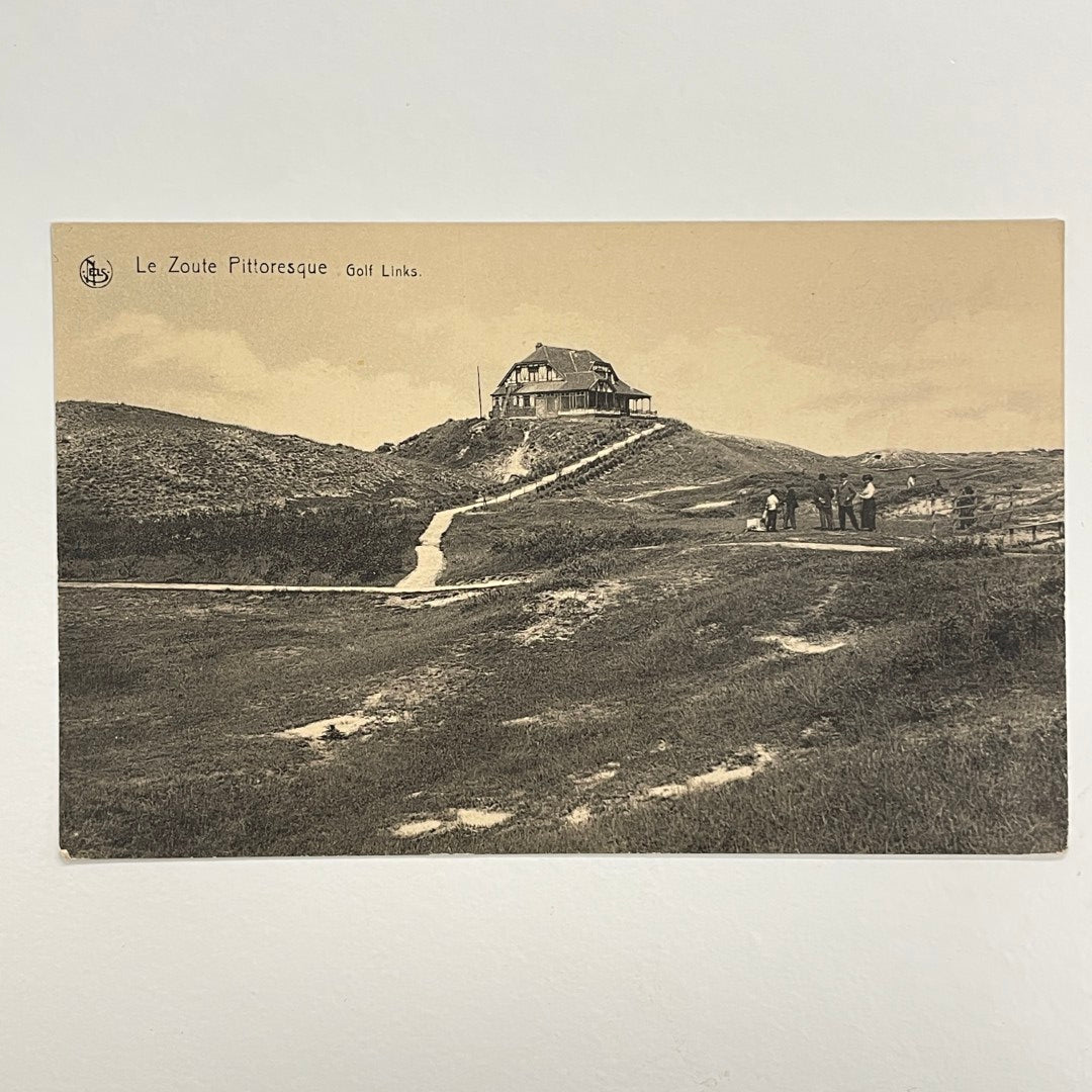 NELS Postcard c.1915 - Royal Zoute Golf Club - "Le Zoute Pittoresque - Golf Links" - No 24