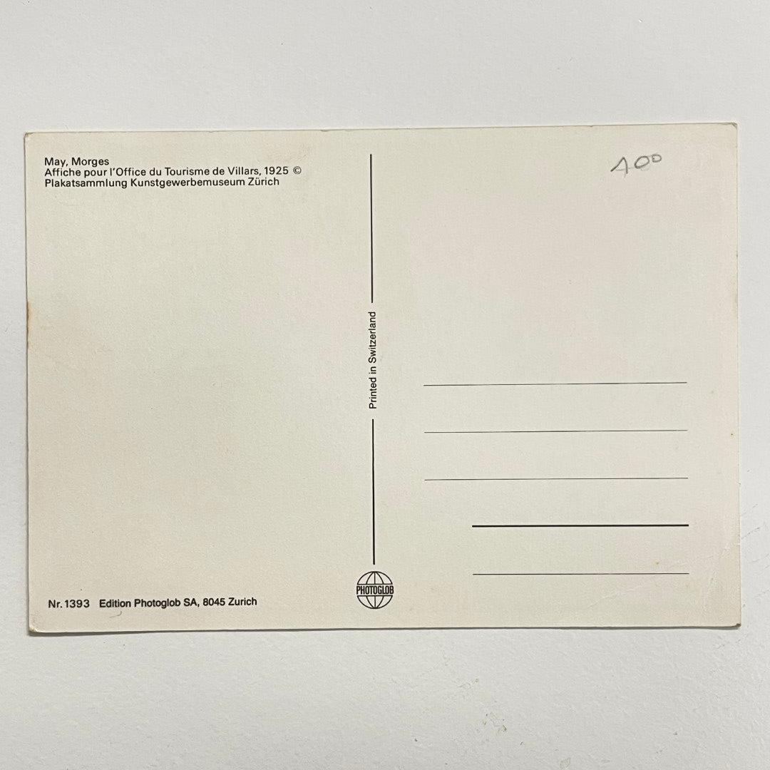 Photoglob of Zurich Advertising Postcard - No.1393 - Golf - Villars-Chesieres-Arveyes-Bretaye Suisse