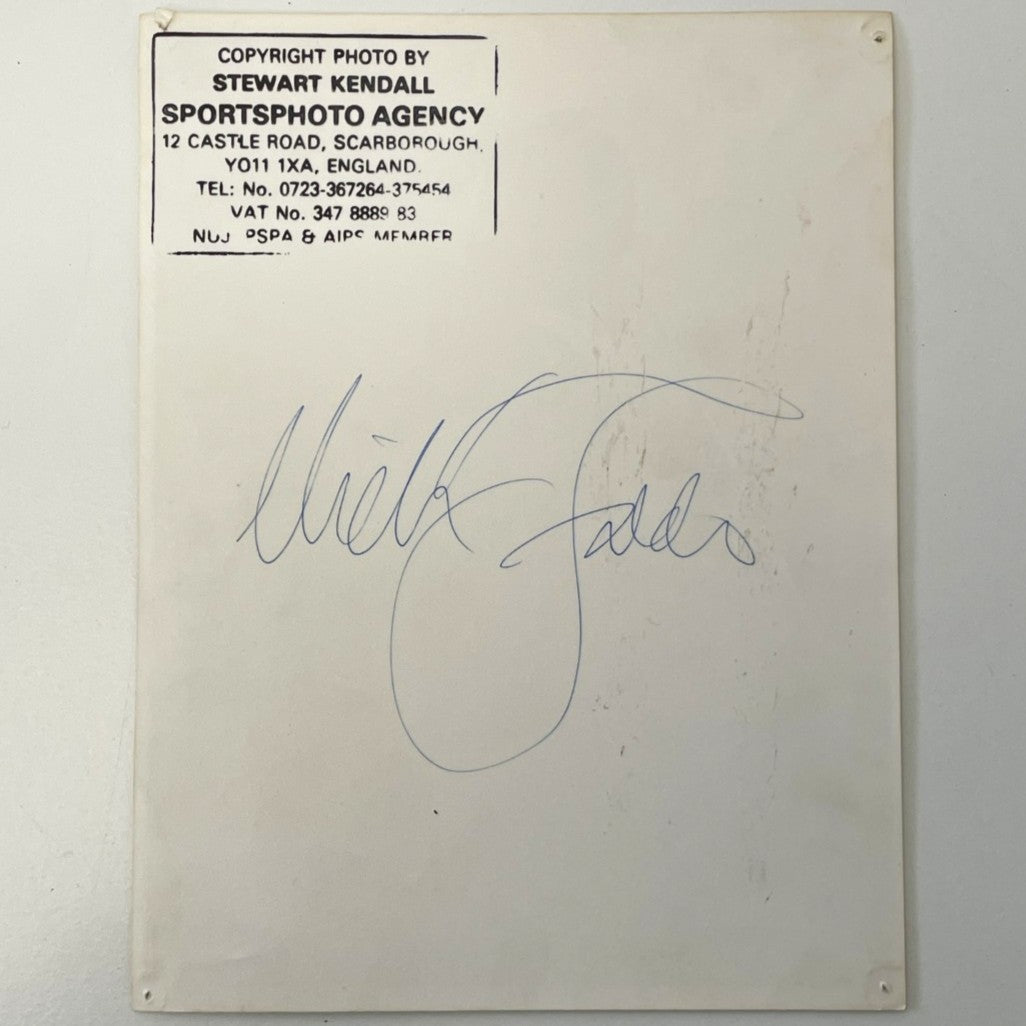 SIGNED Press Photograph - Sir Nick Faldo - c.1980