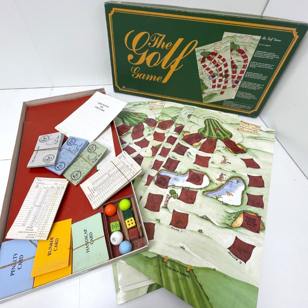 The Golf Game - Vintage 1986 Golf Board Game by Mister Swan Ltd