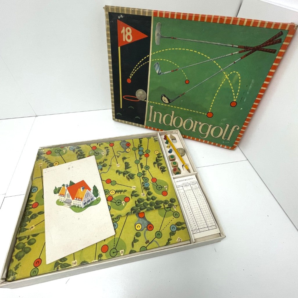 Indoorgolf Vintage Board Game by Mulder