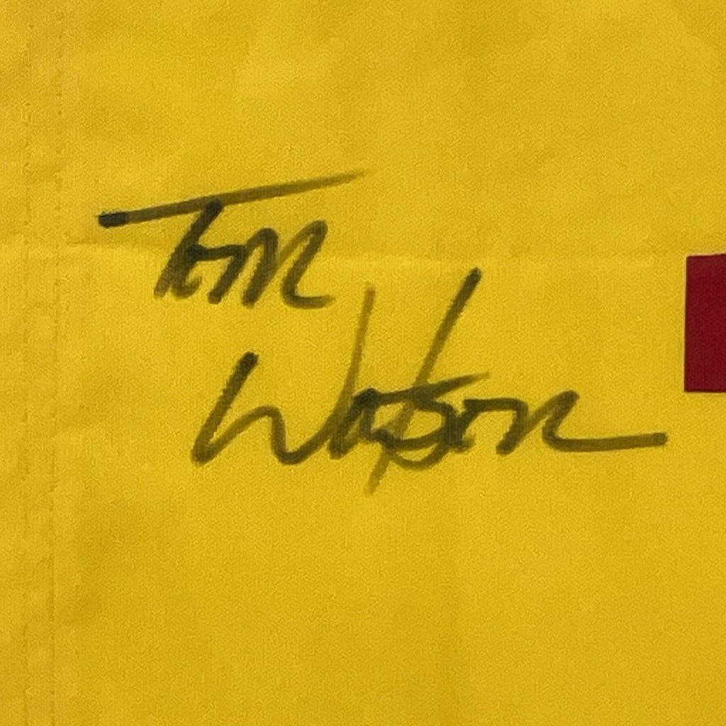 The Open Championship 2003 - Royal St George's - Framed Flag - SIGNED BY TOM WATSON