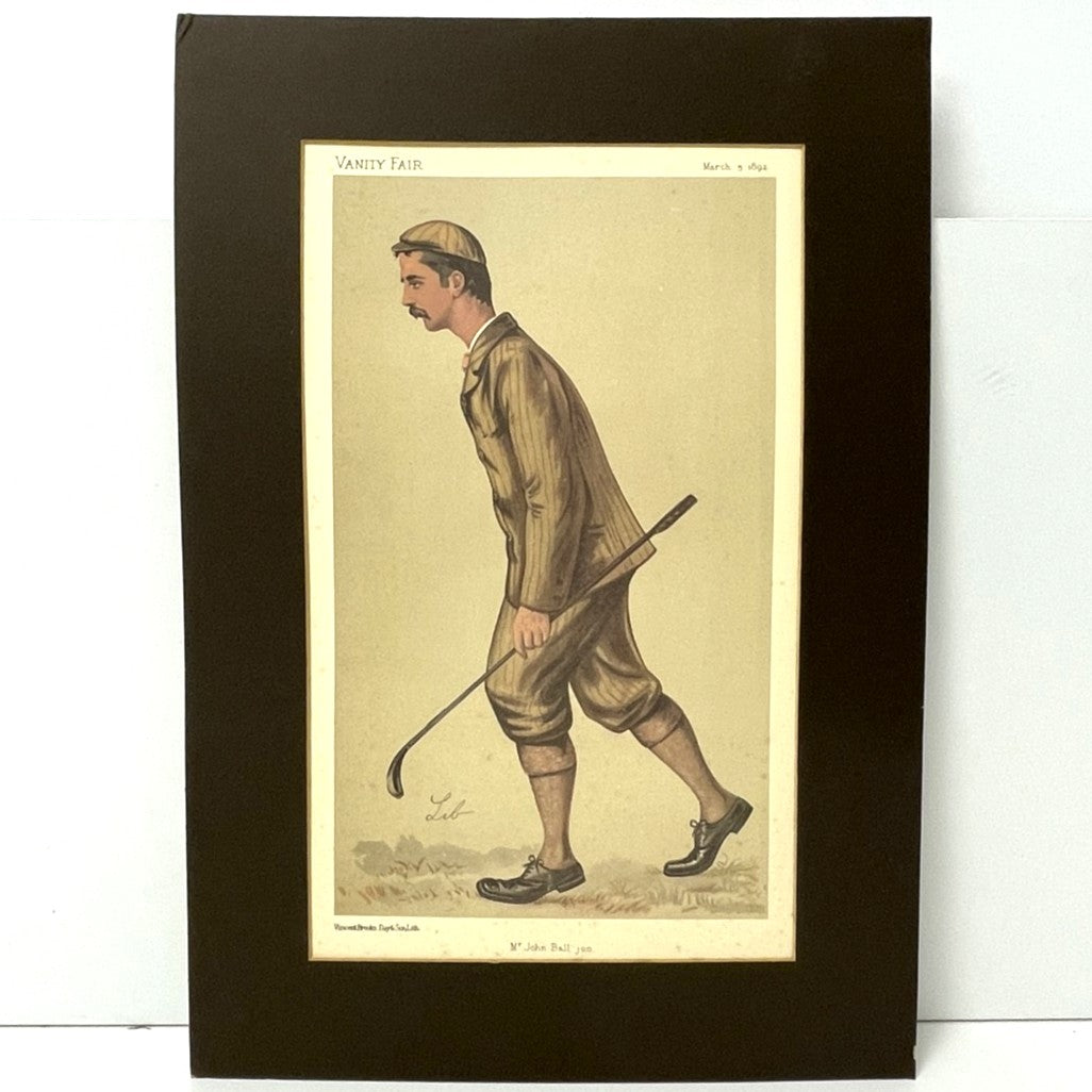 A Vanity Fair Lithographic Print - "Mr. John Ball jun." by Prosperi, Liberio