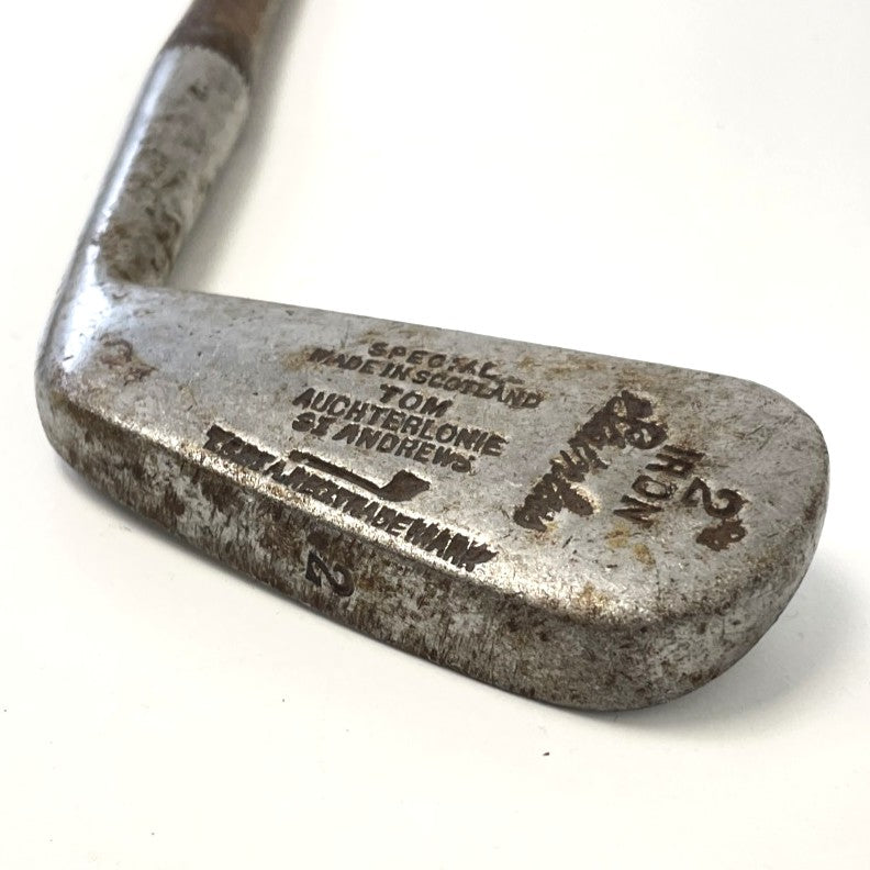 Tom Auchterlonie of St Andrews Stainless 2 Iron - Forged by Tom Stewart - c.1920