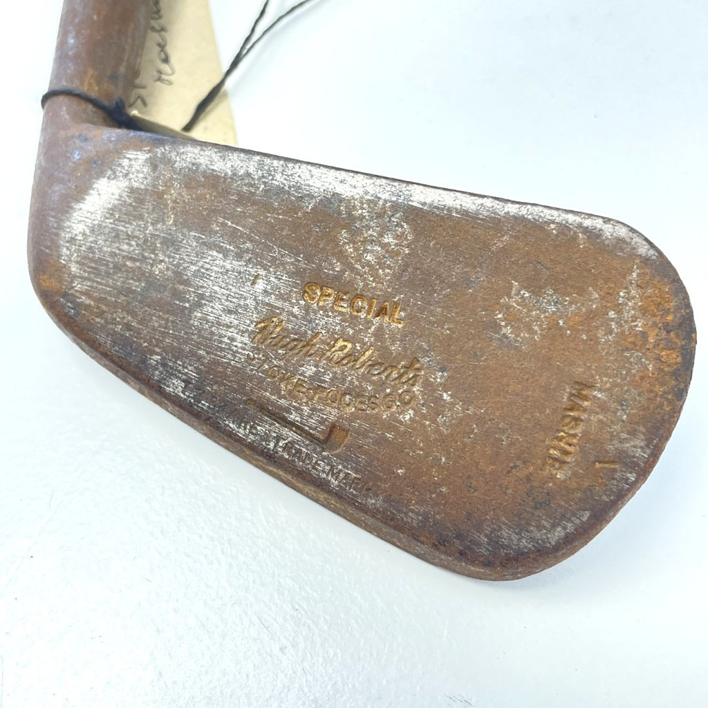 Tom Stewart Special Mashie - Hugh Roberts Stoke Poges G.C. - c.1920
