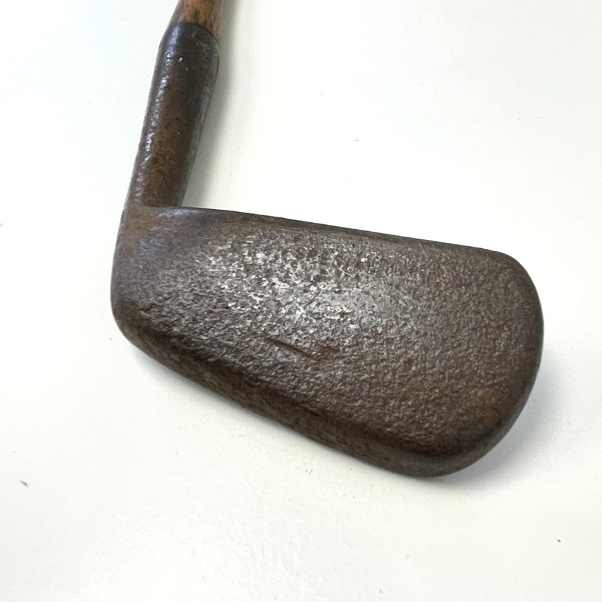 Tom Stewart - Smooth Face Hickory Shafted Iron - c.1900