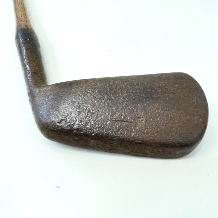 Tom Stewart - Smooth Face Hickory Shafted Iron - c.1900