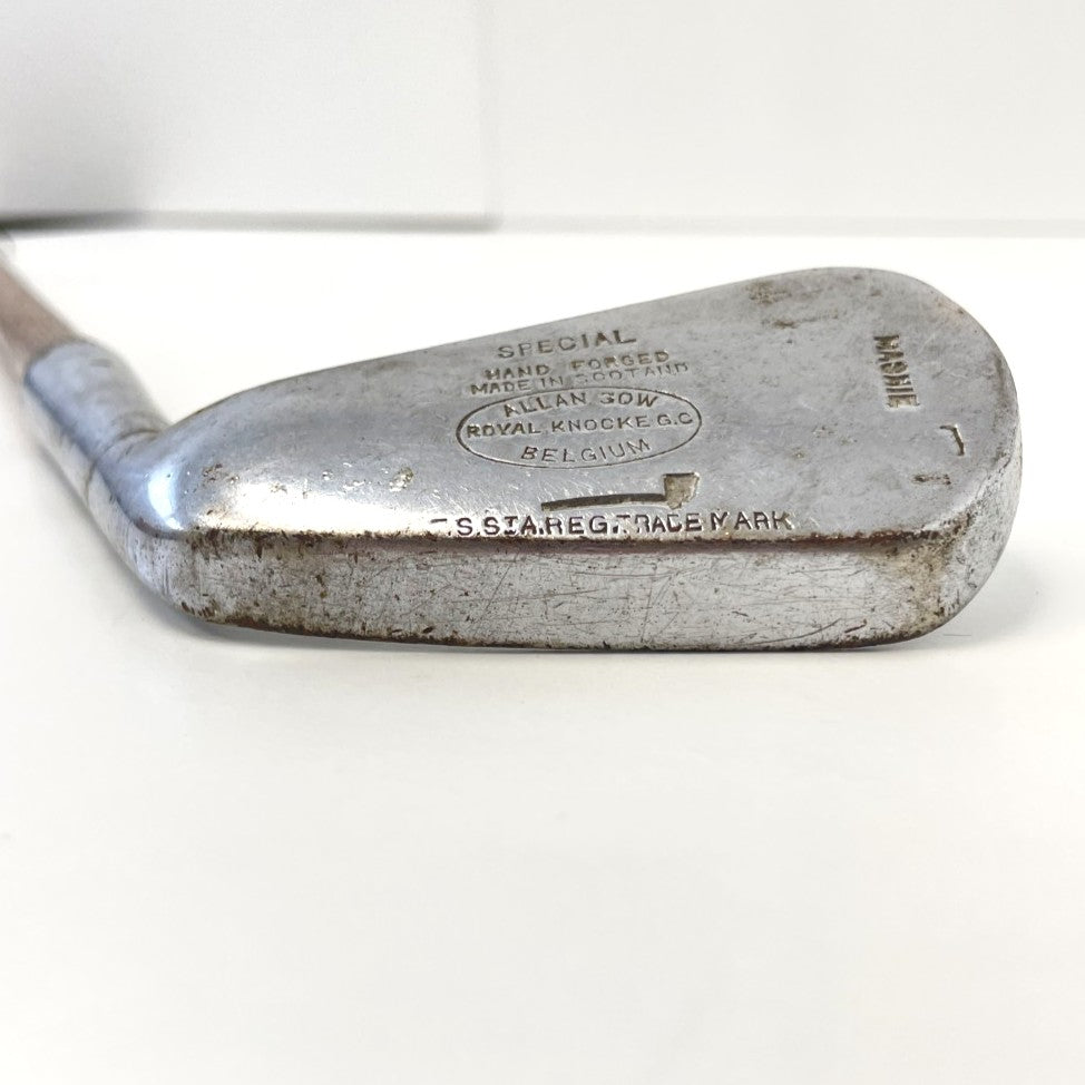 Tom Stewart Mashie - Allan Gow Royal Knocke GC - c.1925