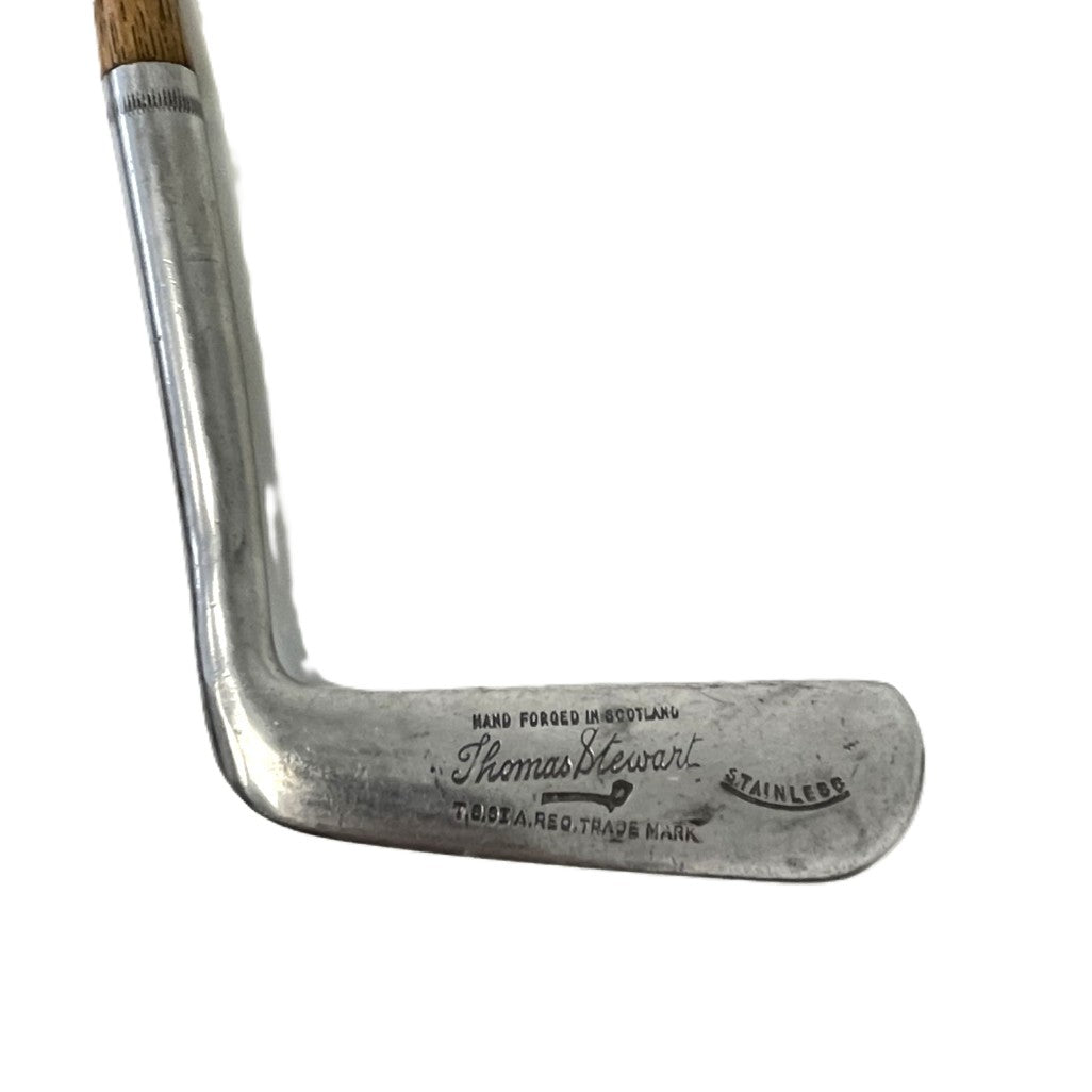 Tom Stewart "Gobbler" Stainless Putter - c.1920