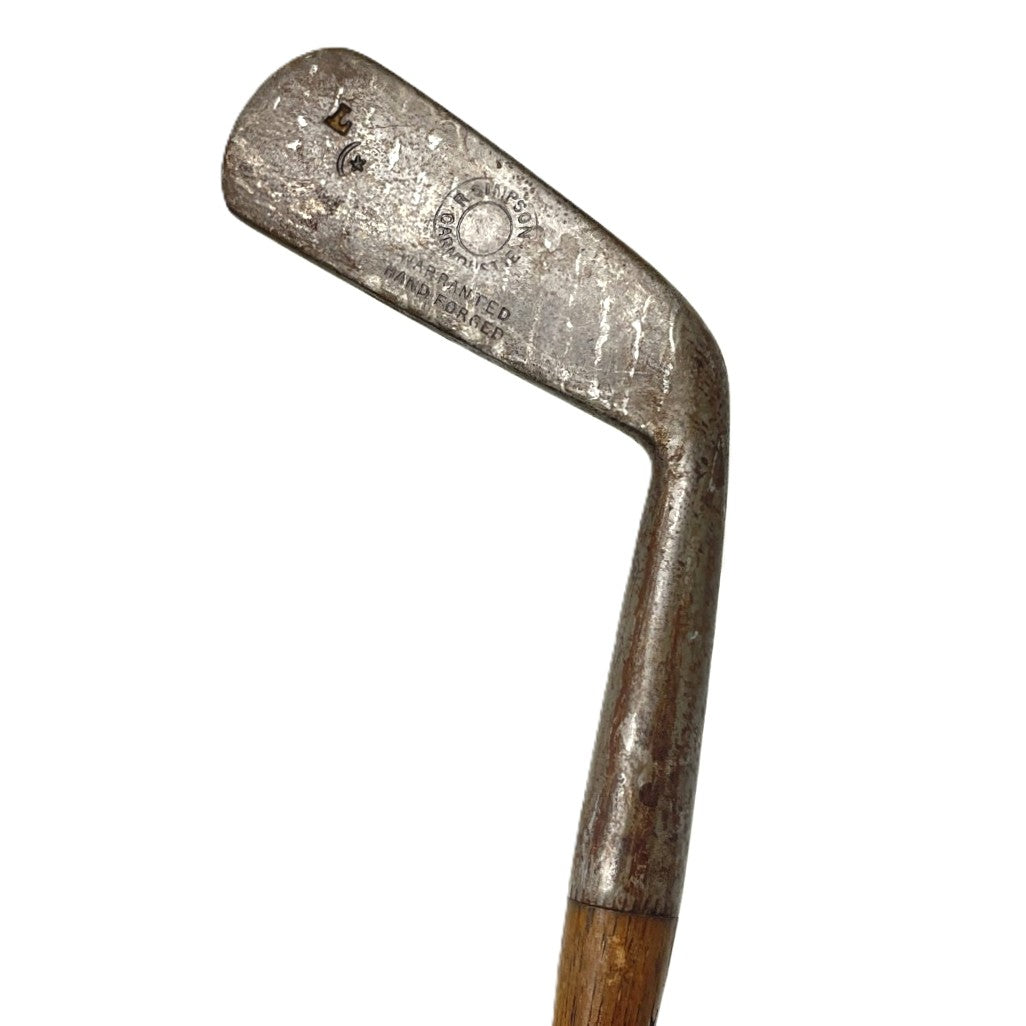 R. Simpson, Carnoustie - Smooth Face Ladies Cleek/Iron - c.1900