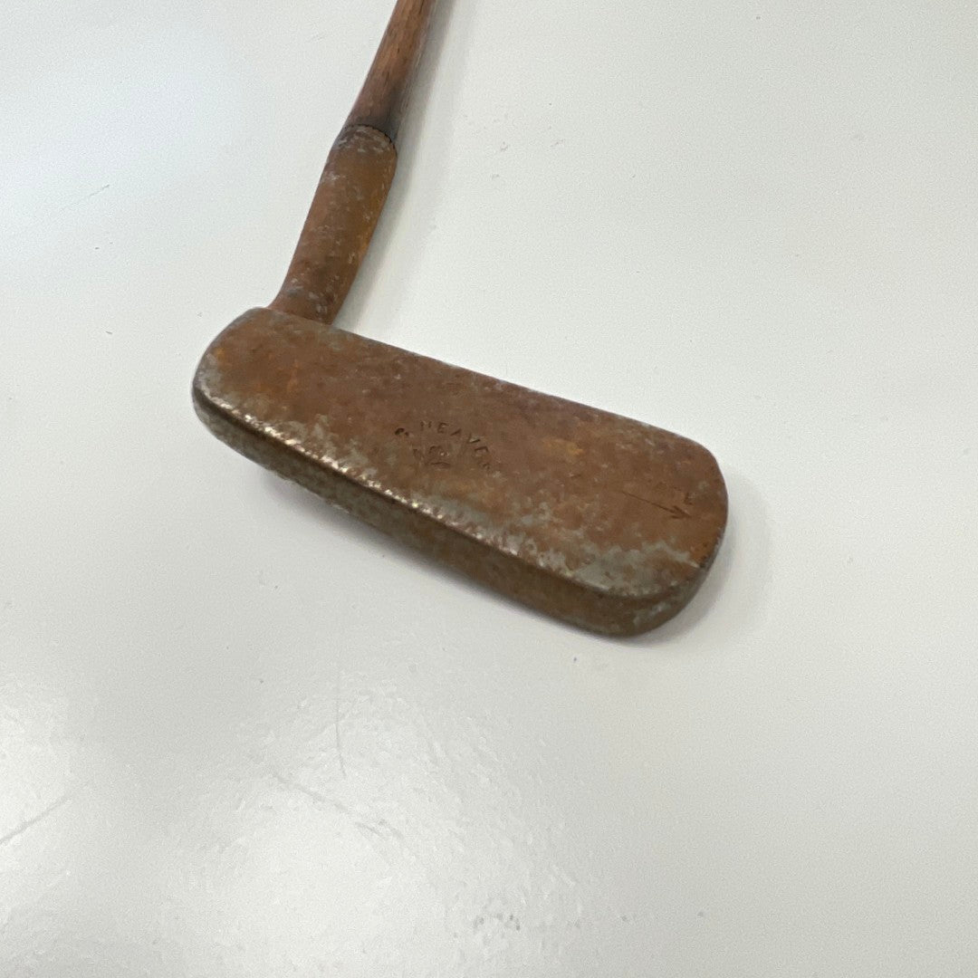 Smooth Face Offset Putting Iron - CH Neaves - c.1908