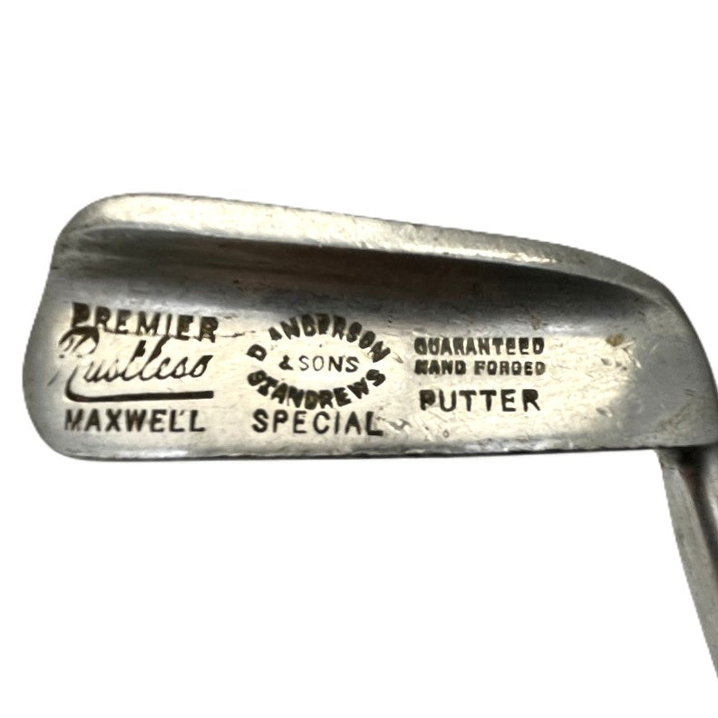 D. Anderson & Sons - Premier Rustless Maxwell Putter - c1920