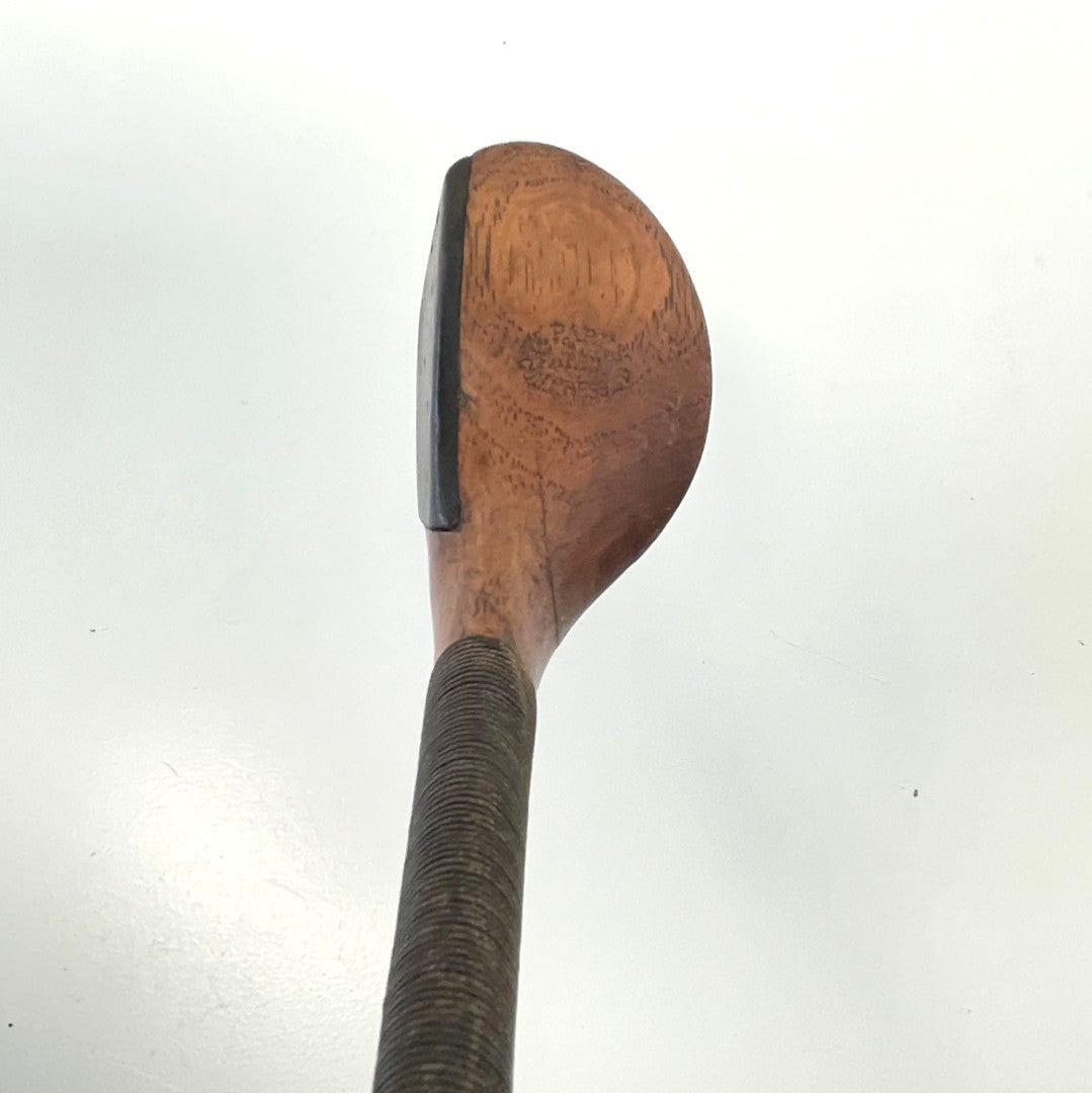 W.M. Park - Compressed Head Brassie - Scare-Head c1890