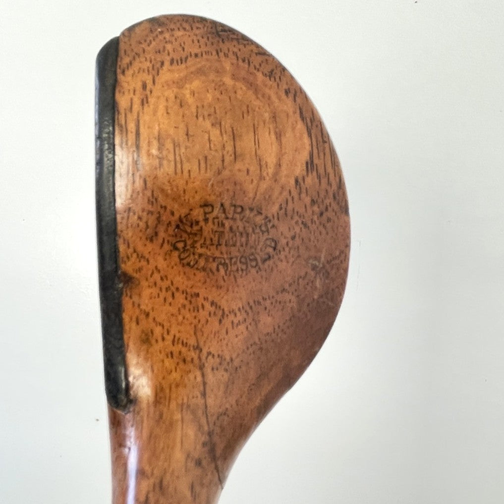W.M. Park - Compressed Head Brassie - Scare-Head c1890