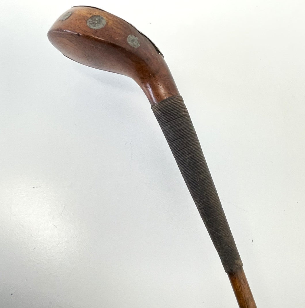 W.M. Park - Compressed Head Brassie - Scare-Head c1890