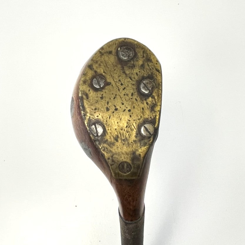 W.M. Park - Compressed Head Brassie - Scare-Head c1890
