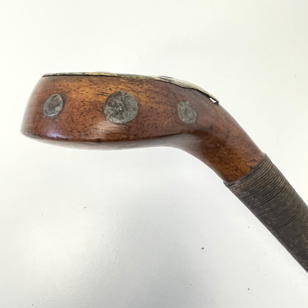 W.M. Park - Compressed Head Brassie - Scare-Head c1890