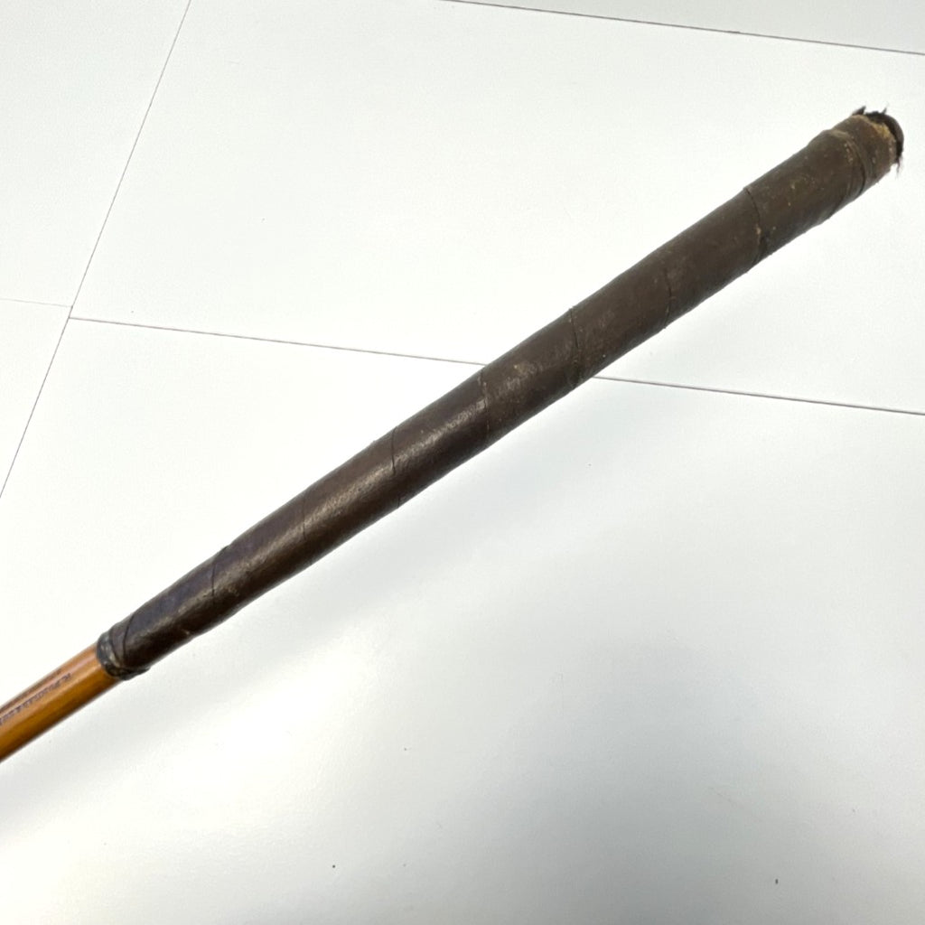 R FORGAN & SON - Hickory Scare-Head Leather Face Brassie - c1890
