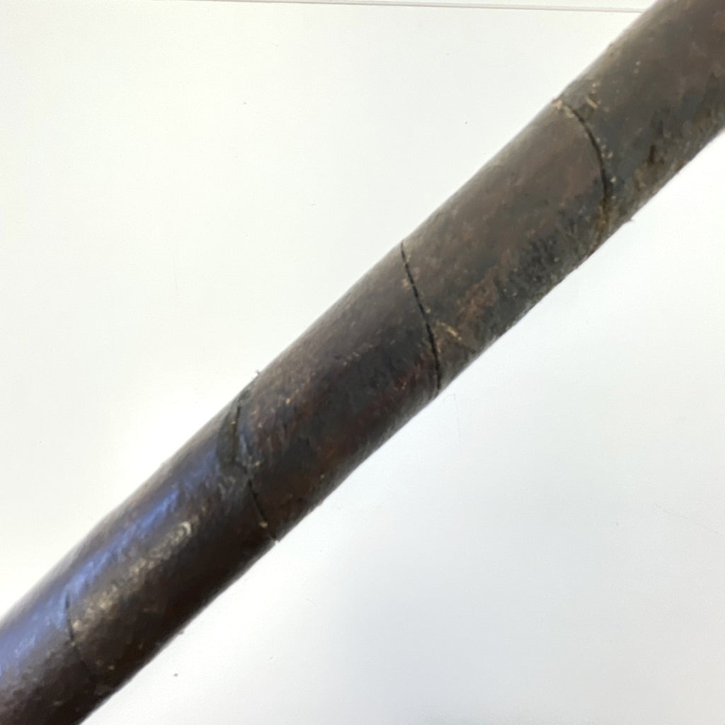 R FORGAN & SON - Hickory Scare-Head Leather Face Brassie - c1890