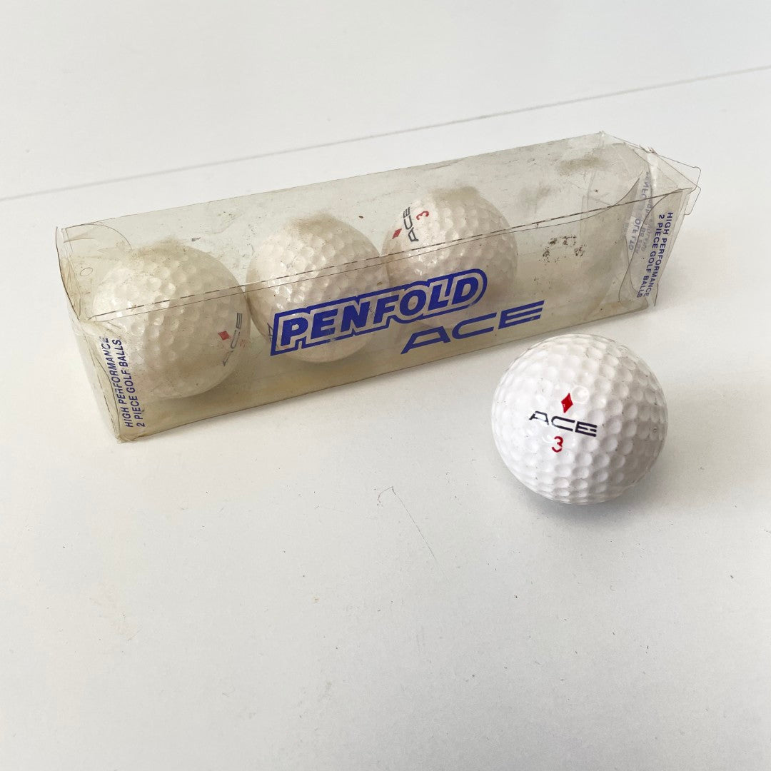 Penfold Ace (2-Piece High Performance) Golf Balls - Sleeve of 4