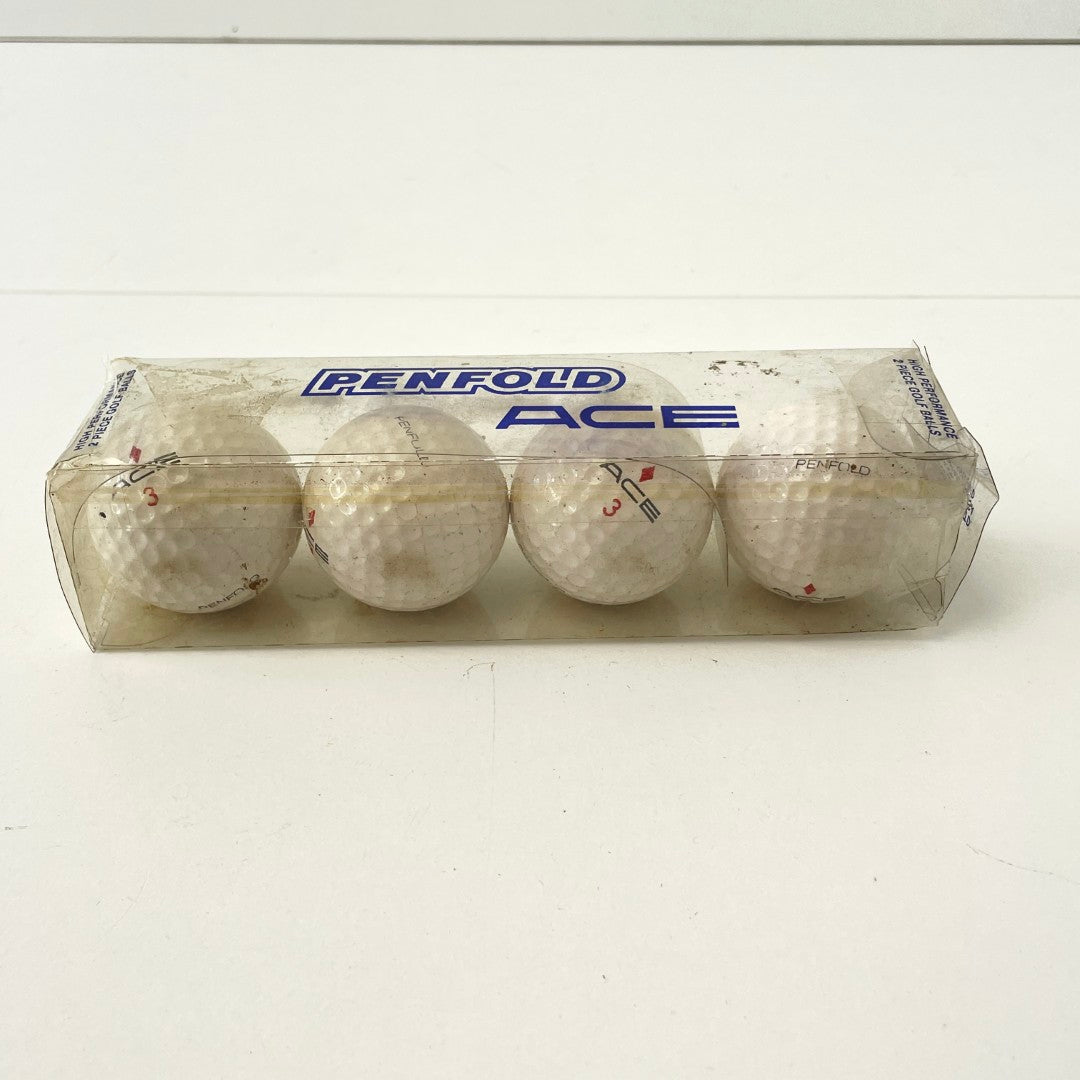 Penfold Ace (2-Piece High Performance) Golf Balls - Sleeve of 4