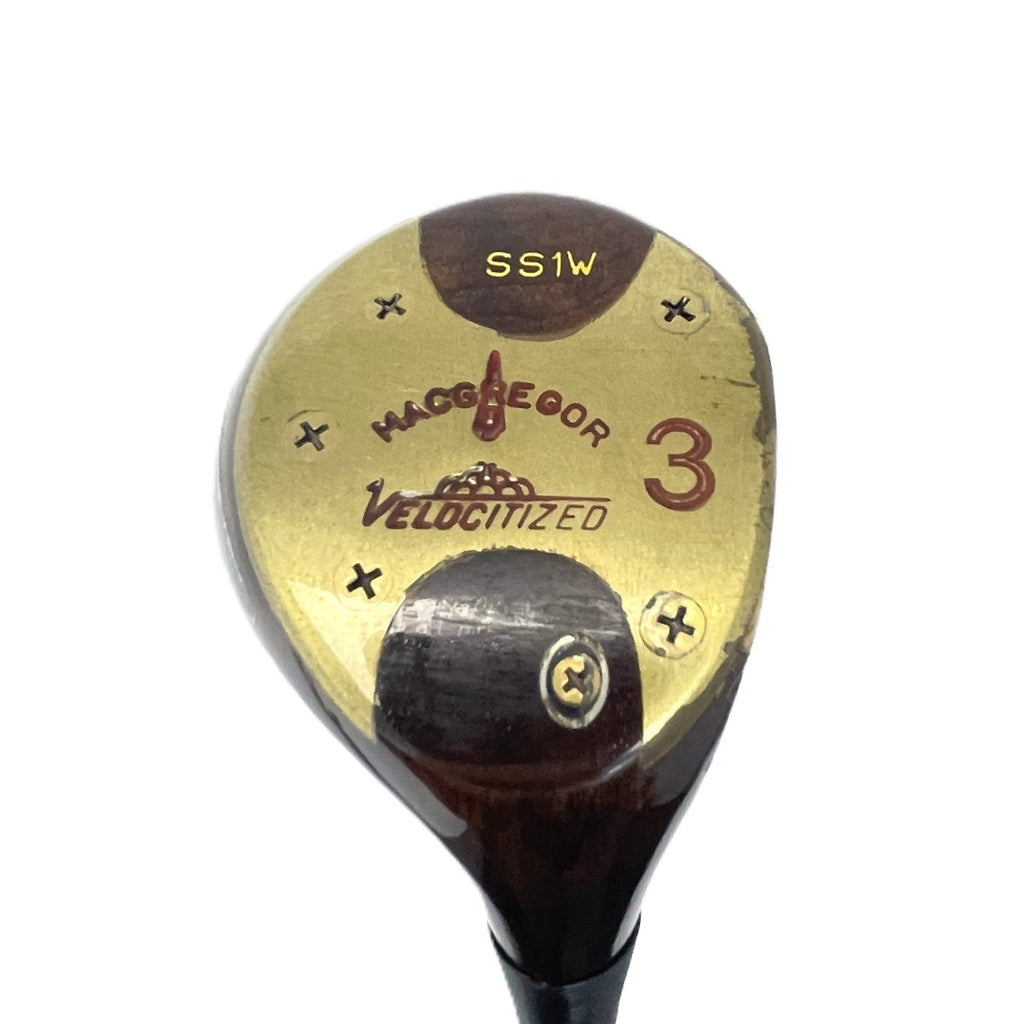 MacGregor Tommy Armour Tourney Velocitized SS1W Persimmon 3 Wood - 1958