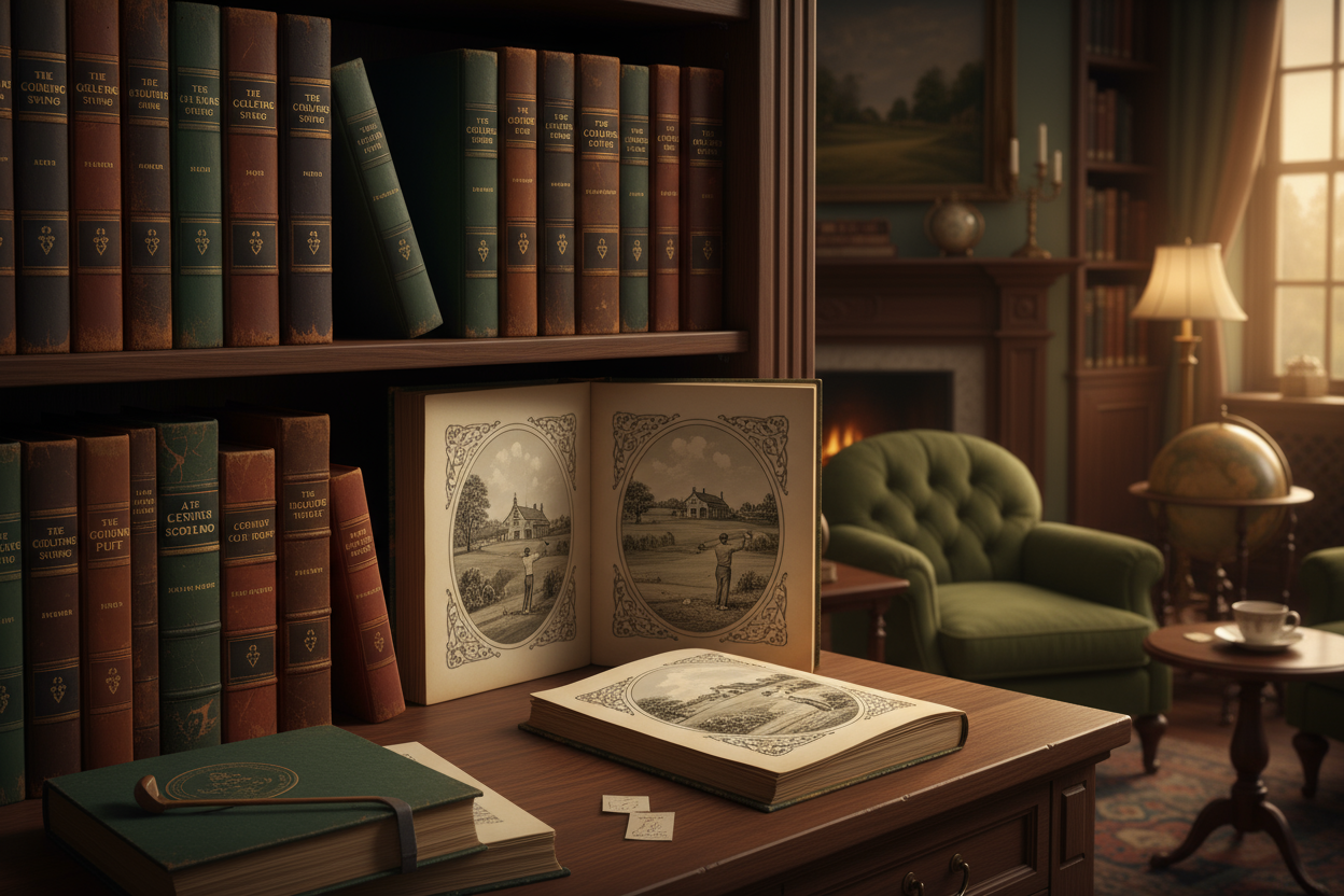 Antique golf books